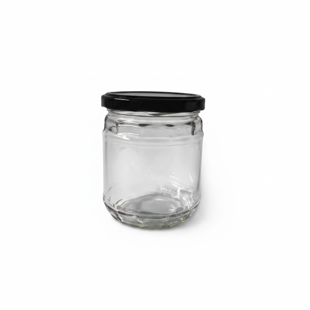 Staklenka Via 430ml + poklopac